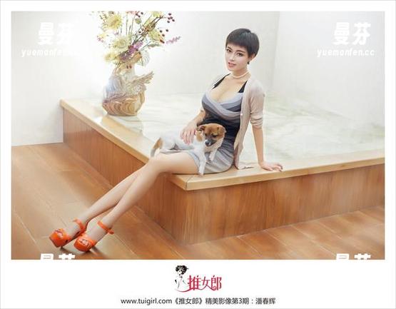 推女郎 - Lina，黑白之间的福利，原图无限循环！